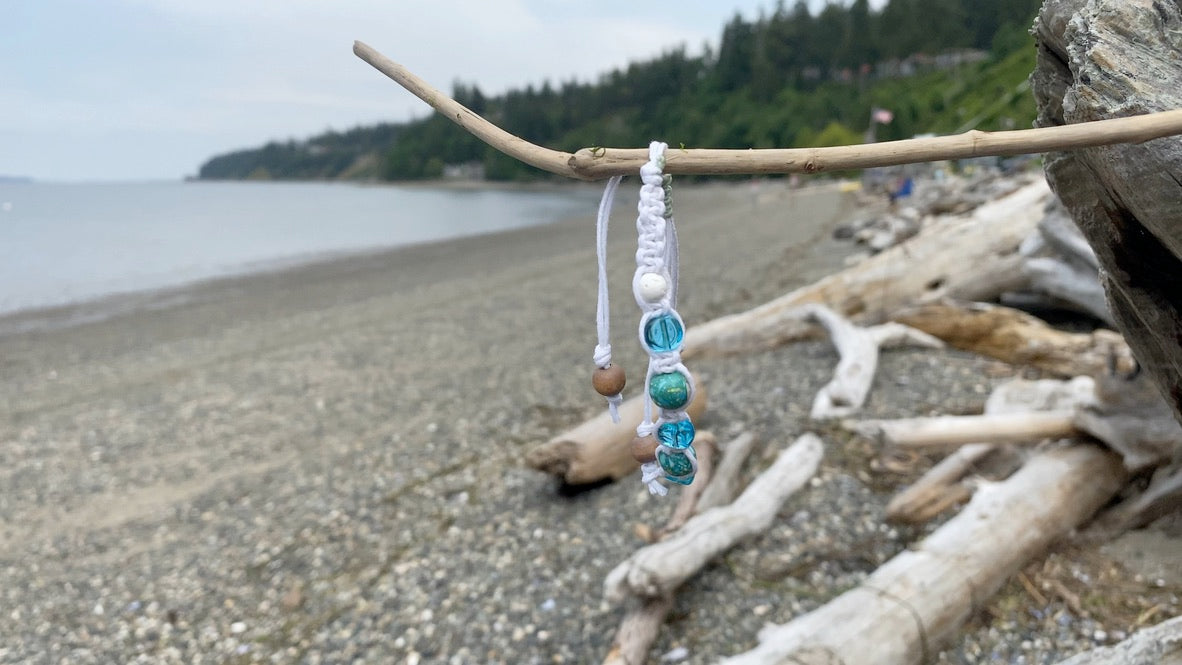 Coral Reef Adjustable Beaded Bracelet