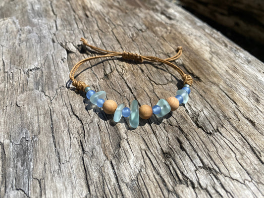 Seaside Bohemian Seaglass Bracelett