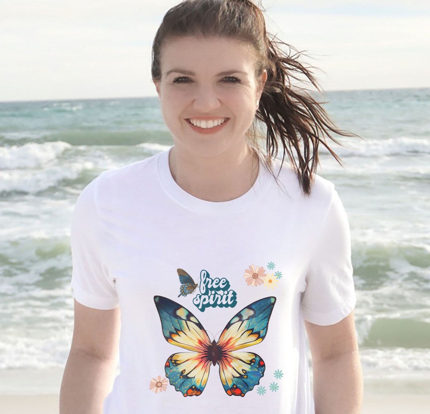 Butterfly Boho Free Spirit T Shirt