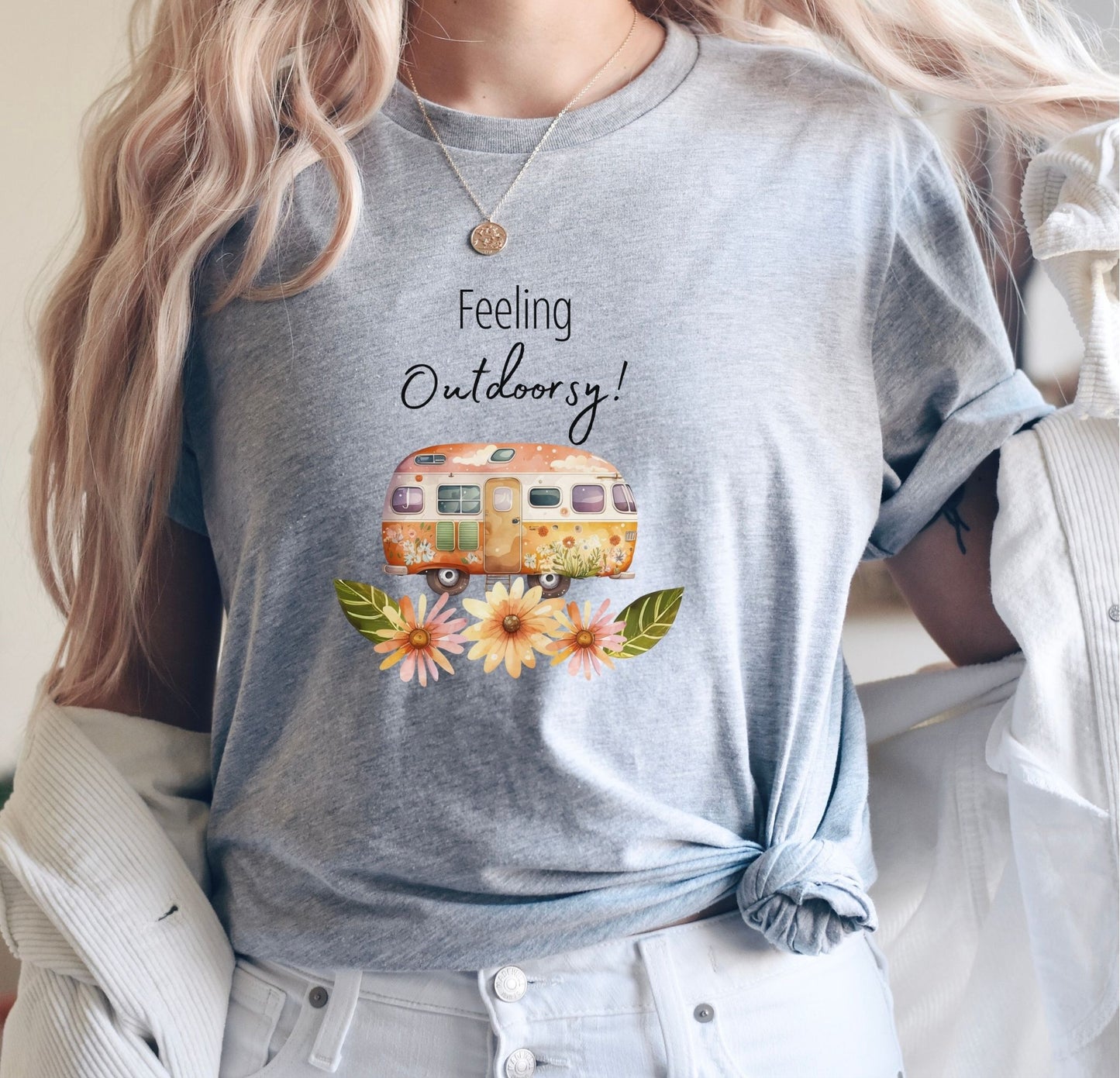 Feelin Outdoorsey Boho Hippie Shirt