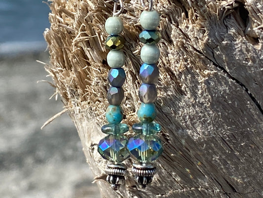 Ocean Sparkle Drop Earrings