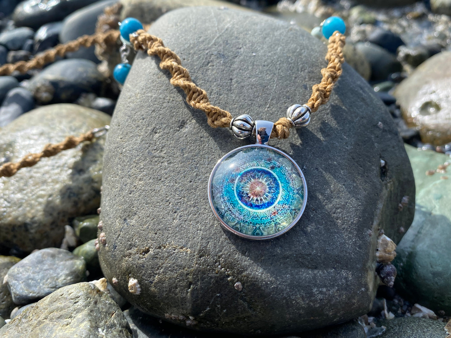 Boho Rustic Beach Pendant Necklace