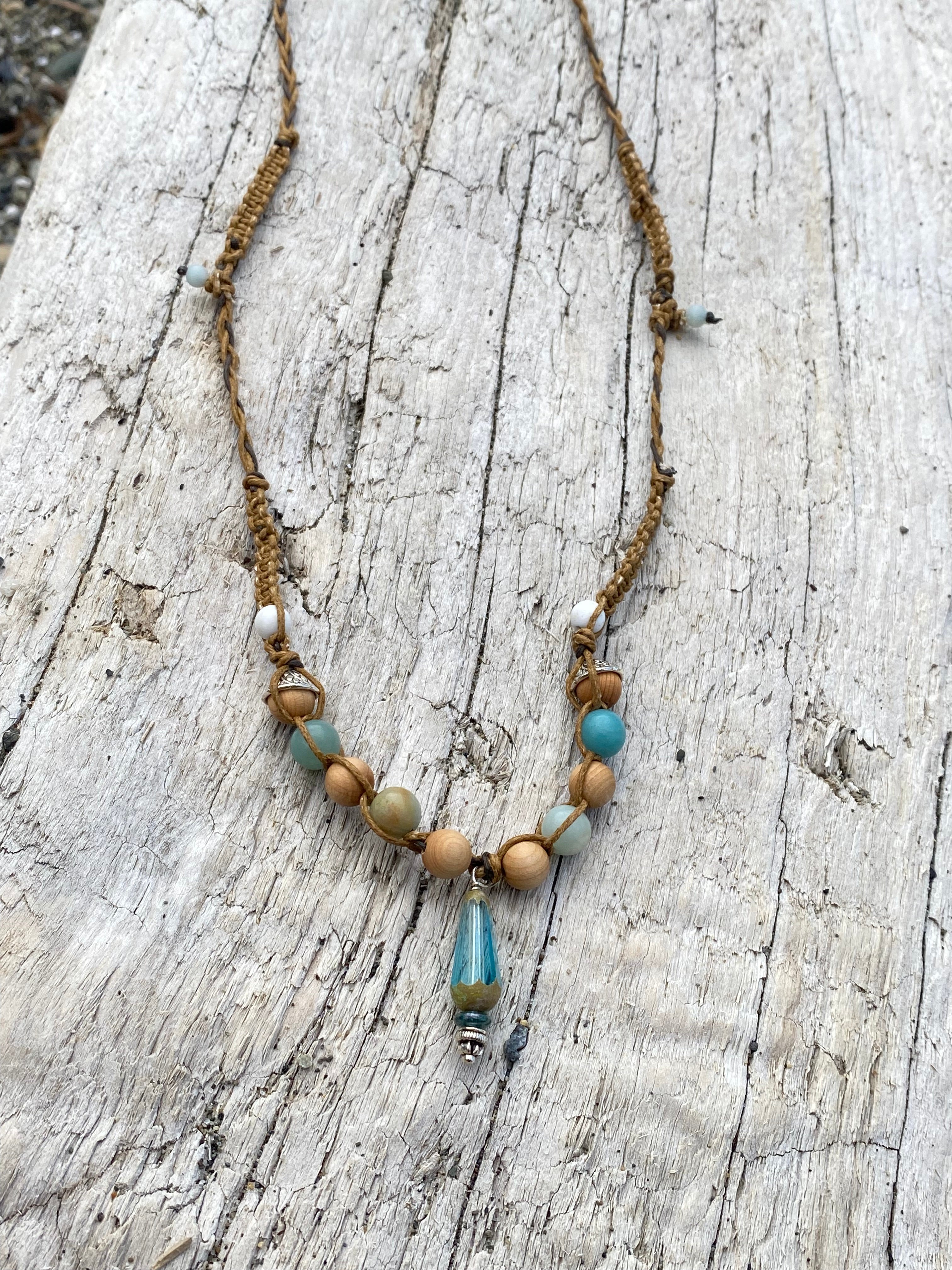 Boho on sale turquoise necklace