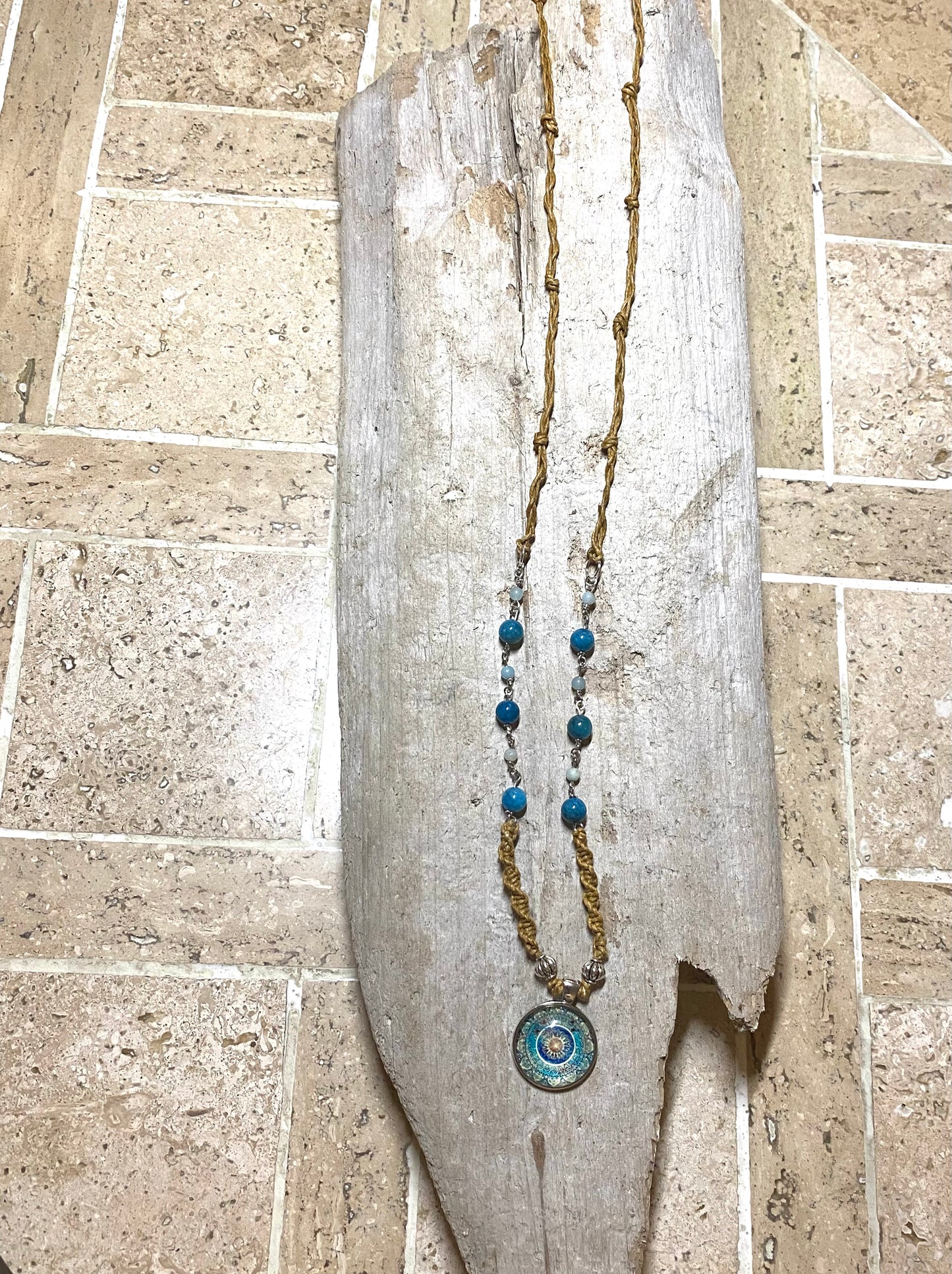 Boho Rustic Beach Pendant Necklace